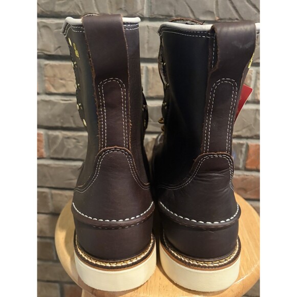 Thorogood Boots Men’s 11EE Dark Brown Leather Waterproof USA main image 8